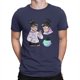 thumbnail image 1 of Camiseta divertida de hombre "Te amo", música, tijeras, siete, algodón puro, increíble, manga corta, cuello, verano., 1 of 6