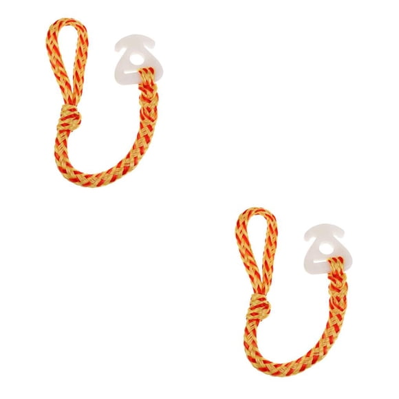 Greeniant Tubo de remolque de barco Cuerda Conector remolcable Arnés de conexión portátil Remolque Rojo amarillo 2Conjunto