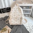 thumbnail image 4 of Bolsa Mochila de moda Mochila escolar floral Estampado de viaje para estudiantes Mochila de hombro (Blanco) Ehuebsd Para Estrenar, 4 of 9