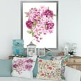 thumbnail image 3 of Designart 'Bouquet Of Pink Retro Flowers' Traditional Framed Art Print, 3 of 4