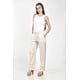 thumbnail image 1 of Pantalon de lino con detalle lateral Roman Fashion /Juvenil, 9204 (Arena) beige CH, 1 of 5
