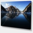 thumbnail image 2 of Frozen Mountain Lake Pano - Impression sur Toile Paysage, 2 of 4