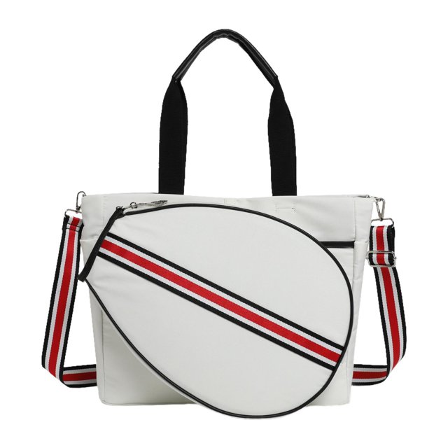 Lipstore Raquette de Tennis en Toile Entraînement Physique avec Sangle Réglable Sac de Raquette de Badminton