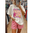 thumbnail image 4 of Women's White Crawfish Checkered Pattern Graphic Tee with Fun Slogan - [ZhiHiMeRi] | (US 20-22)2XL, 4 of 8