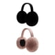 thumbnail image 1 of 2 orejeras de felpa unisex, cómodas, para caminar y pescar al aire libre. negro rosa oscuro, 1 of 9