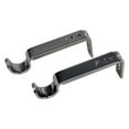 thumbnail image 3 of Versailles Single Wall Brackets for 5/8" - 3/4" Rods 4" - 6" Projection Pair Black, 3 of 5
