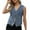 A80 Blue, variant on TrendOFT Women's Casual Denim Waistcoat Frayed Sleeveless Ripped Jacket Vest with Pockets Blue L
