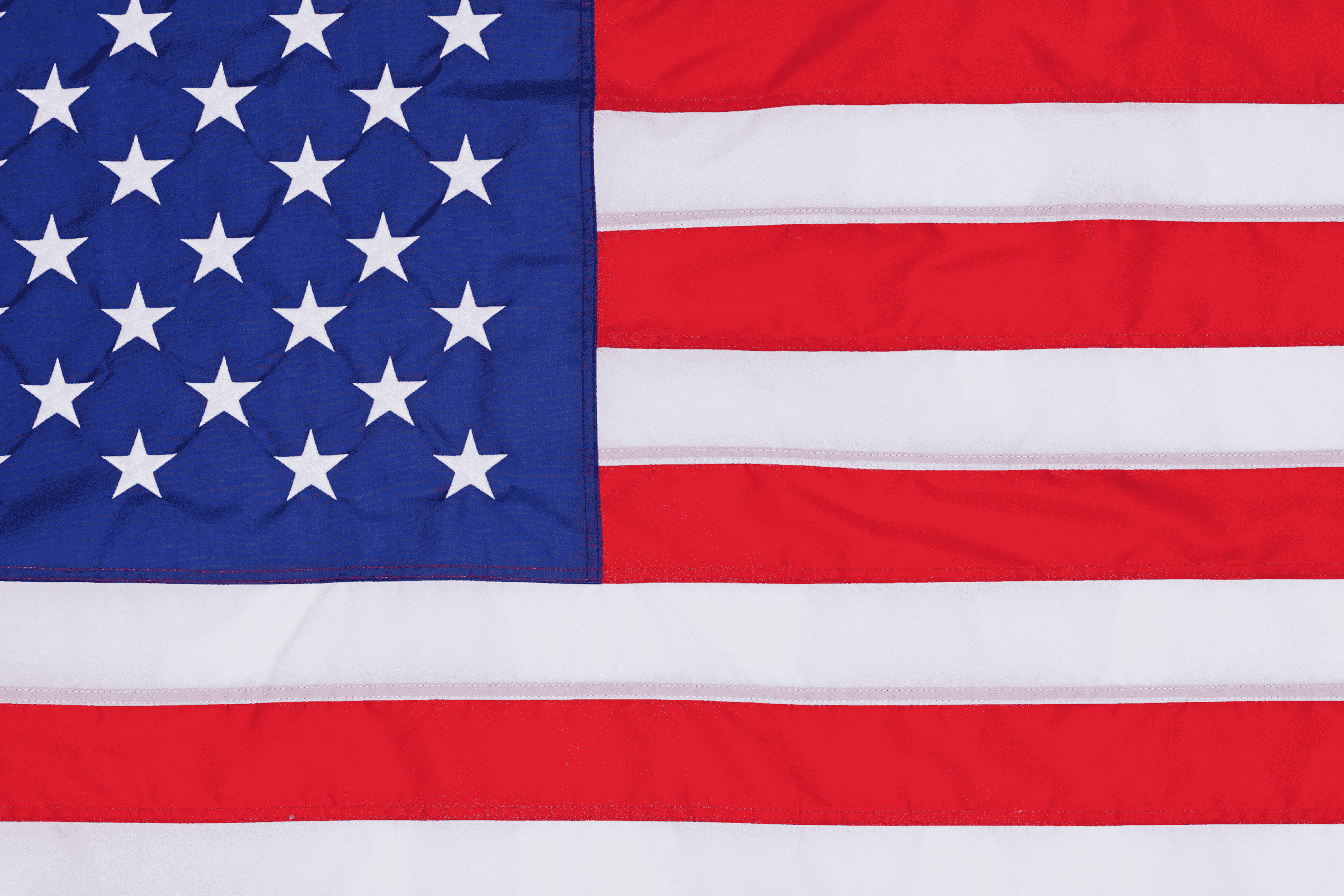 American Flag Durable Nylon 3x5 Ft Outdoor Heavy Duty, Made in USA American Flags ,Longest Lasting Non Fading American Flags for Outside 3x5,Waterproof Embroidered American Flag, All Weather US Flags