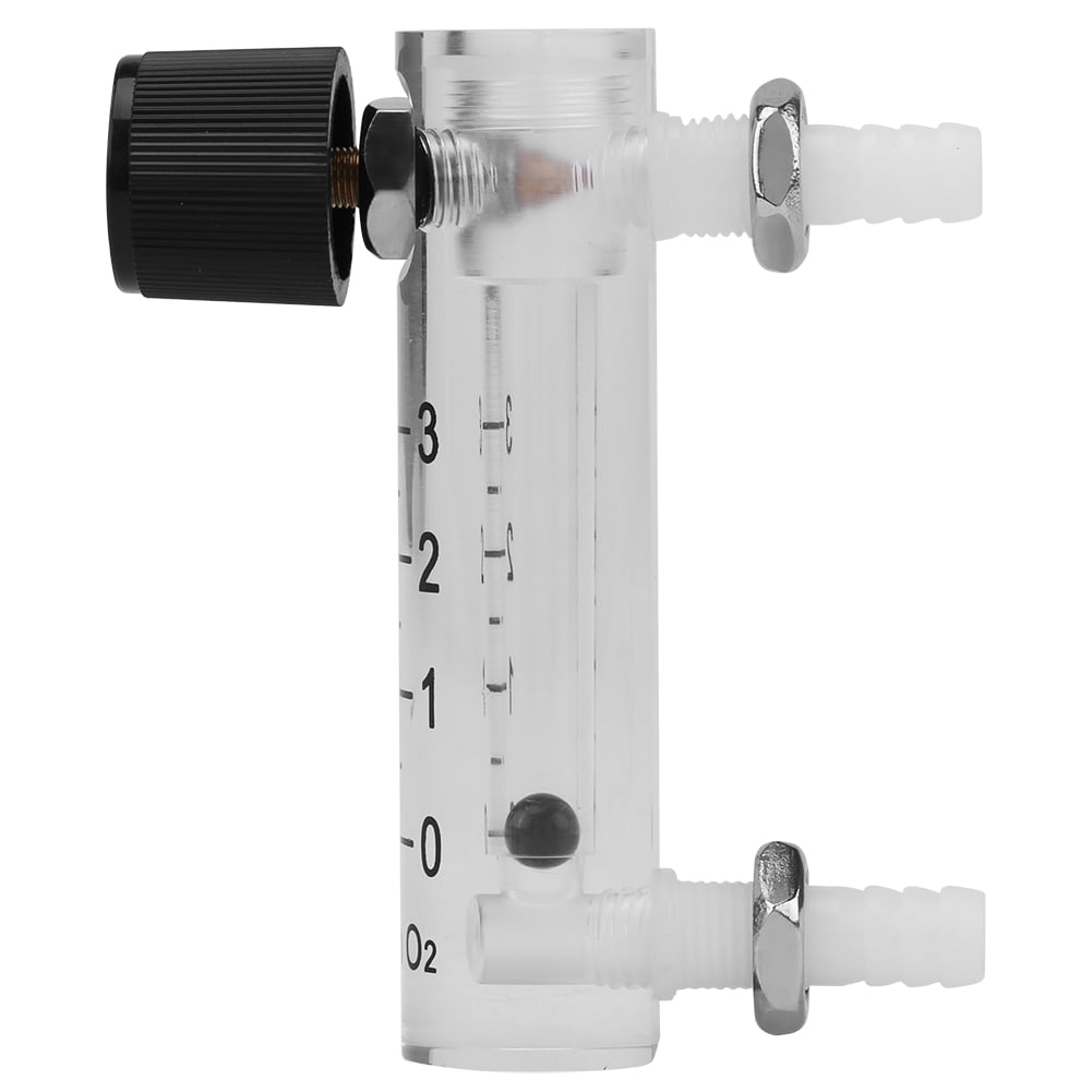 LZQ-2 Flowmeter 0-3LPM Flow Meter with Control Valve for Oxygen Air Gas US STOCK 