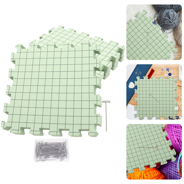1 Set Blocking Mat for Knitting Foam Blocking Board Crocheting Blocking  Board and Fixing Pin - AliExpress