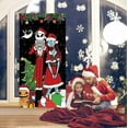 thumbnail image 5 of Jack Skellington Sally Banner Nightmare Before Christmas Decorations Door Cover Xmas Porch Door Sign Welcome Banner for Indoor Outdoor Wall Home, 5 of 7