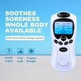 thumbnail image 4 of TENS Unit Electronic Pulse Massager for Electrotherapy Pain Therapy Muscle Stimulator Massager, 8 Modes and 8 Pads, Electric Massager for for Shoulder Neck Back Waist Legs Feet, 4 of 10