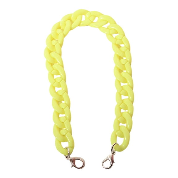 Replacement Acrylic Chain Shoulder Strap 60cm Long Handbag Chains Handle Straps for Women Shoulder Bag Purses Making