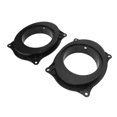 thumbnail image 1 of 2pcs 6.5inch Black Door Speaker Adapter ABS Spacers Bracket Spacer Rings with 2 Wire Harness Replacement for  Levin, 1 of 8
