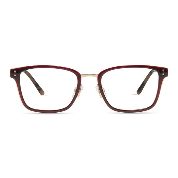 Colour Block Lunettes De Vue Pour Femmes, Vcwc20, Bourgogne, 51-19-140