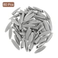 thumbnail image 3 of Uxcell 80Pack 9mm Plastic Pocket Hole Plugs Slant Hole Caps for Wood Working, Grey, 3 of 7