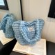 thumbnail image 5 of Bolso de hombro para niñas, bolso de mano con cremallera, bolso cruzado, bolso (azul claro), 5 of 8