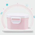 thumbnail image 4 of Caja de Almacenamiento de Viaje Sunnimix Recipiente Portátil para Alimentos 2400ml 1200ml Rosa, 4 of 8
