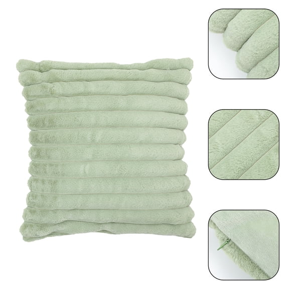 ETEREAUTY Set of 2 Plush Throw Pillow Covers Soft and Comfortable Square in Green