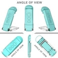 thumbnail image 2 of Qocolhg Book Reading Light,Silent Touch Book Lamp for Reading in Bed,Rechargeable Clip on Booklight with 3 Colors & 9 LEDs Precise Dimming for Eye Caring Night Reading,Book Lovers,Kids,Sky Blue, 2 of 6