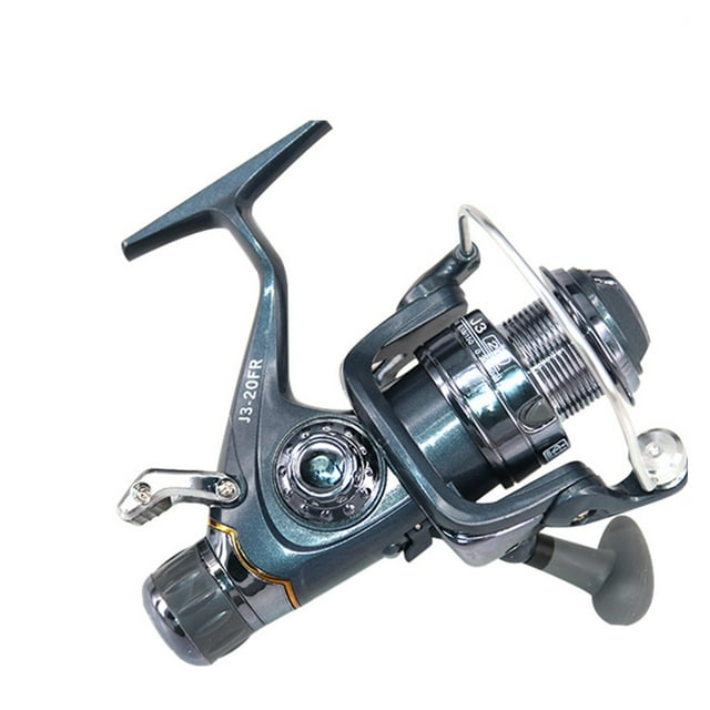 Spinning Fishing Reel Speed Ratio5.1:1/5.5:1J3 2000-6000FR Winter Fishing Tackle Goods Saltwater Reel Front And RearDouble Brake ,Rigid Aluminum Skeletal Frame