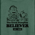 thumbnail image 3 of Peanuts - The Great Pumpkin Believer - Women's Lightweight French Terry Long Sleeve Shirt, 3 of 6