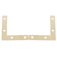 thumbnail image 5 of 20 pcs 51mm Flat Corner Right 90º Angle Bracket Repair Plate Fixing Brace, 5 of 8