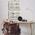 thumbnail image 4 of Stupell Industries Vintage Bicycle Styles Transportation Painting Wrapped Canvas Art Print Wall Art, 24 x 16, Set of 2, 4 of 8