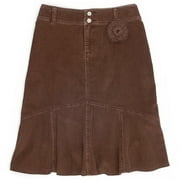 Faded Glory - Women's Plus Corduroy Flounce Skirt