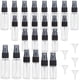 thumbnail image 1 of 120 frascos de plástico con atomizador para viaje de 10 ml, 20 ml y 30 ml de capacidad mixta. Juego de mini frascos de viaje con 6 embudos. Recipientes rellenables para líquidos., 1 of 6