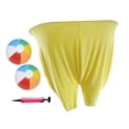 thumbnail image 1 of Pantalones de abuela, accesorios para juegos al libre para niños y adultos, juego de lanzamiento con 2 pelotas de PVC para fiestas, cumpleaños, amarillo, 1 of 9