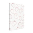 thumbnail image 2 of Fiorella Surface Design 'Strawberry Lines' Canvas Art, 2 of 3