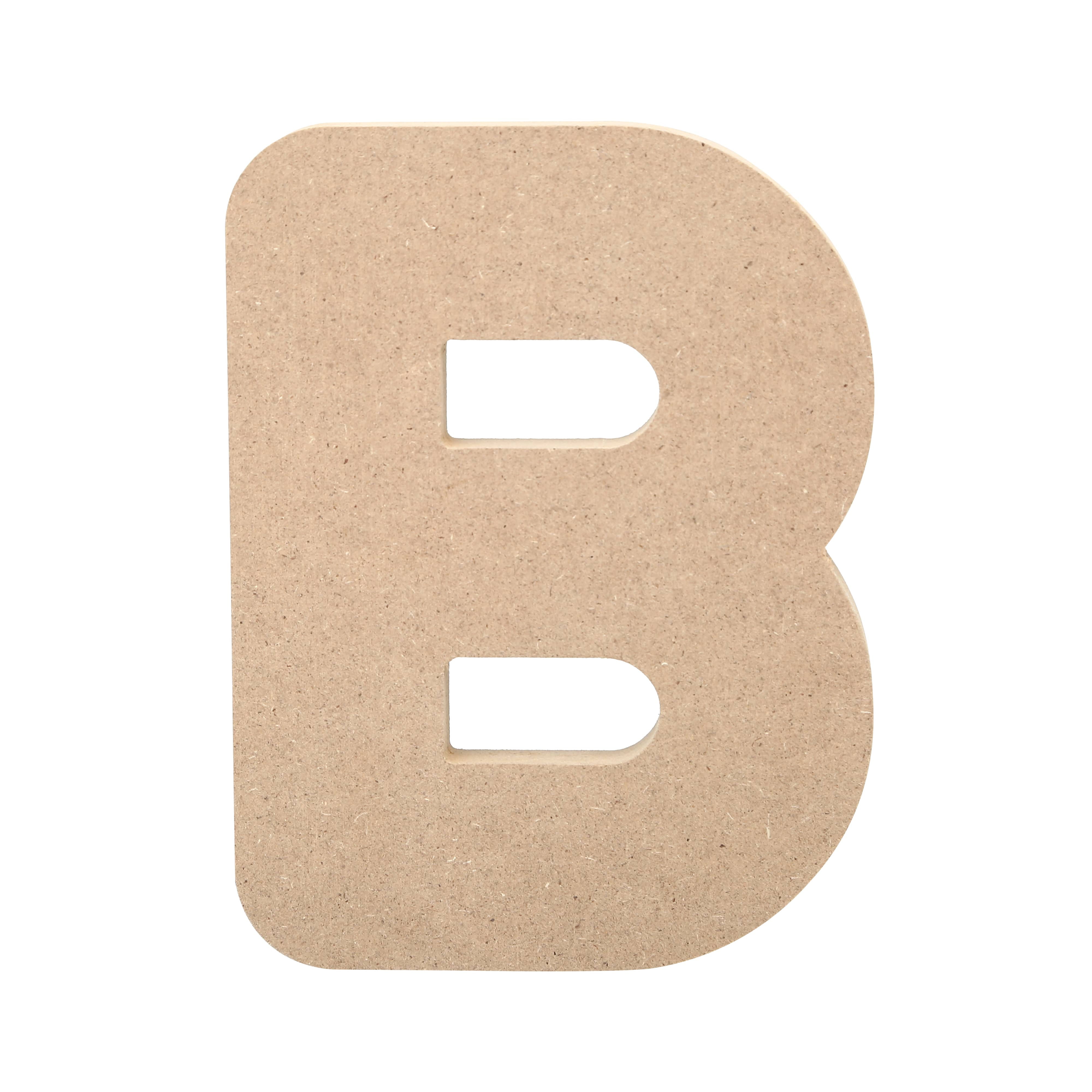 6" Bubbly Wooden Letters Premium MDF Wood Wall Letters