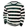 thumbnail image 4 of CONZONE Carnival Men's T-Shirts Short Sleeve T Shirts for Men Casual Crew Neck Striped Lightweight Tees Soft Cozy Athletic Tops, 4 of 5