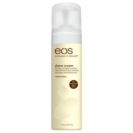 (2 pack) eos Ultra Moisturizing Shave Cream, Vanilla Bliss, 24 hours of deep moisture, 7 fl.oz.