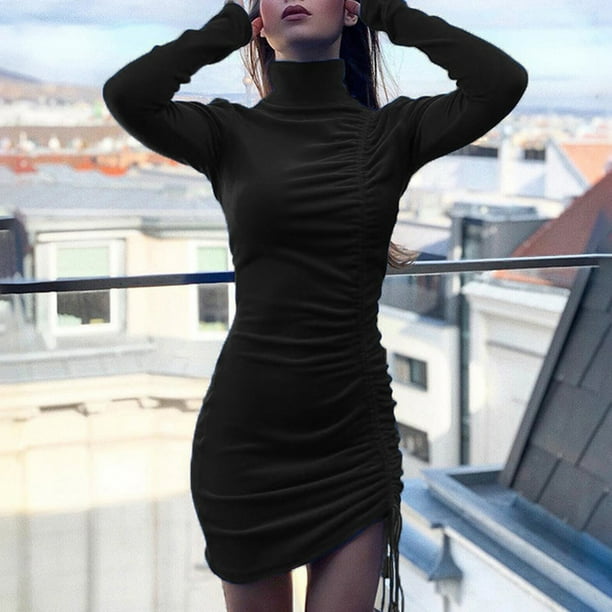 Long sleeve tight dresses sale