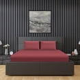 thumbnail image 2 of Trident Full Sheet Set, 300TC, 4 Piece Set, Techno-fit, Trivana Collection, Red, 2 of 9