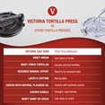 thumbnail image 3 of Victoria Tortilla Press Cast Iron Preseasoned 6.5", 3 of 6