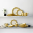 thumbnail image 3 of Noritake Colorwave Mustard 16-Piece Rim Dinnerware Set, Service for 4, 3 of 7