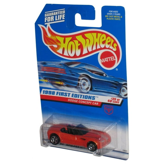 Hot Wheels 1998 First Editions 35/40 Orange Dodge Concept Toy Car #672