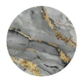 thumbnail image 4 of WYYP Marble Gold Silver Round Tablecloth for Picnic Dining Kitchen Farmhouse 100% Polyester Fiber Waterproof White, 4 of 8