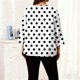thumbnail image 5 of TaTaai Long Sleeve Gradient Top for Plus Size, Women's Casual T-Shirt Blouse, Round Neck Loose Fit, Soft Home Wear, All Seasons Everyday Attire Gift, 5 of 6
