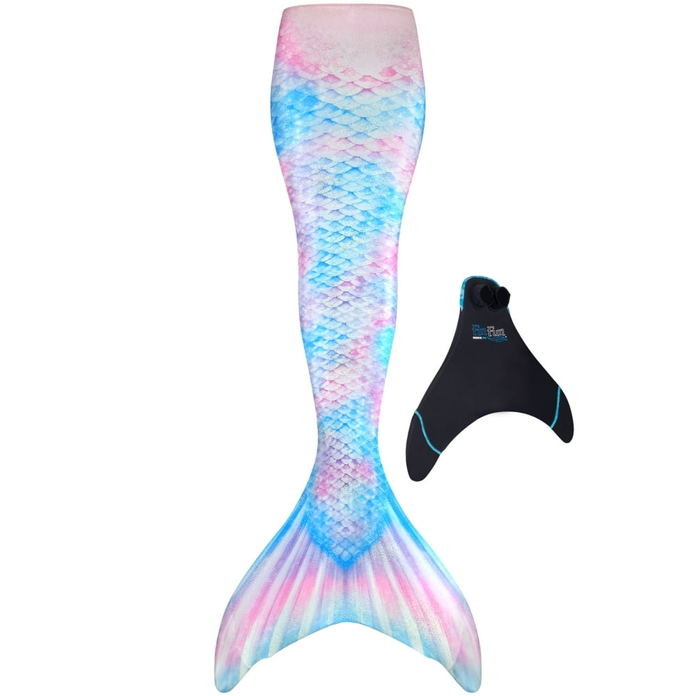 Mermaid Tails with Monofin for Swimming by Fin Fun in Kids and Adult