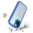 thumbnail image 3 of For Apple iPhone 13 Pro (6.1") Heavy Duty Rugged 3 in 1 Hybrid Shockproof Full Body Bumper [Military Grade] Transparent Protective Cover ,Xpm Phone Case [Blue], 3 of 7