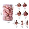 thumbnail image 1 of 21Pcs Mixed Christmas Balls Baubles Xmas Tree Ornament Christmas Home Decoration, 1 of 7