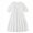 P396 White, variant on Tfken Soft Dresses Girls Comfy Holiday Travel Girls Comfortable Flowy Dresses Party Lightweight Short Sleeve Kids Trendy Clothes Size 4-6 Years