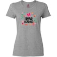thumbnail image 3 of Inktastic Book Lover I Love Reading Women's T-Shirt, 3 of 5