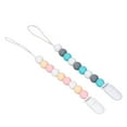 thumbnail image 1 of Clips pour Bébé, Doux 2 Pcs 24cm Longueur Durable Coloré une Pièce Perles Sangle Clip pour Baby Shower, 1 of 8