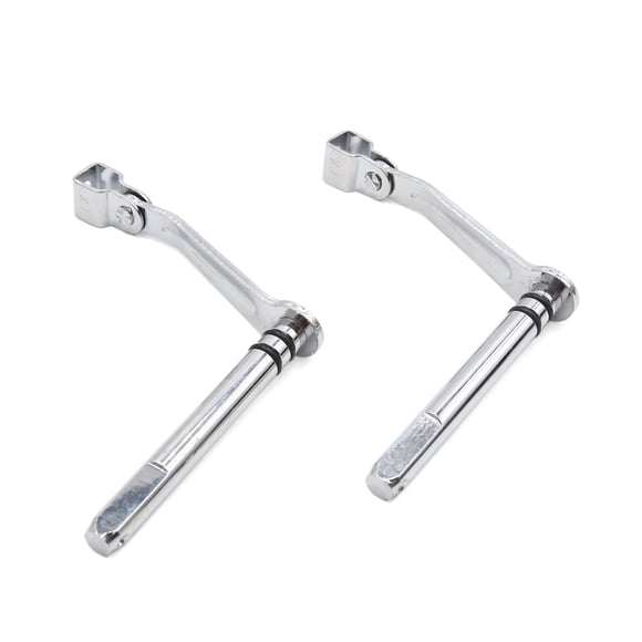Unique Bargains 2pcs Metal Silver Tone Motorcycle Clutch Lifter Actuator Lever Arm for CG150