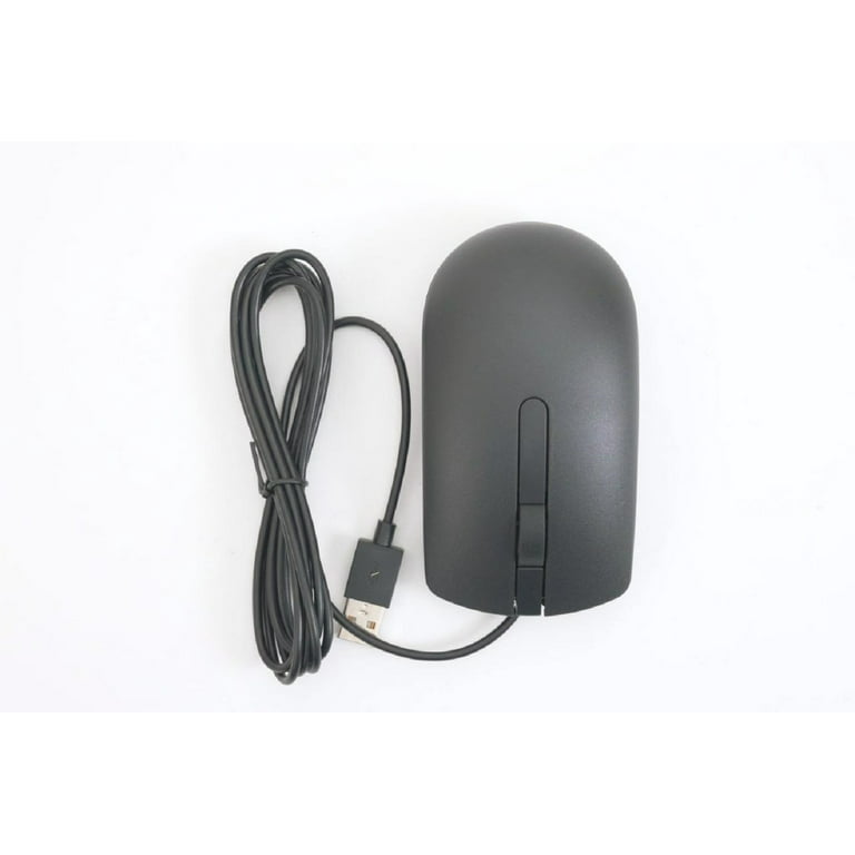 Dell Mouse USB Wired Optical Mouse Cn-0dv0rh-l0300 Black Ms116t